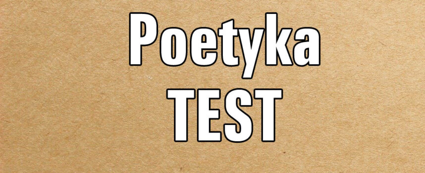 Dźwięk w wierszu TEST