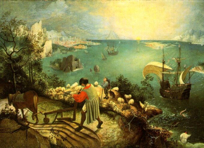 Pieter Bruegel – Upadek Ikara