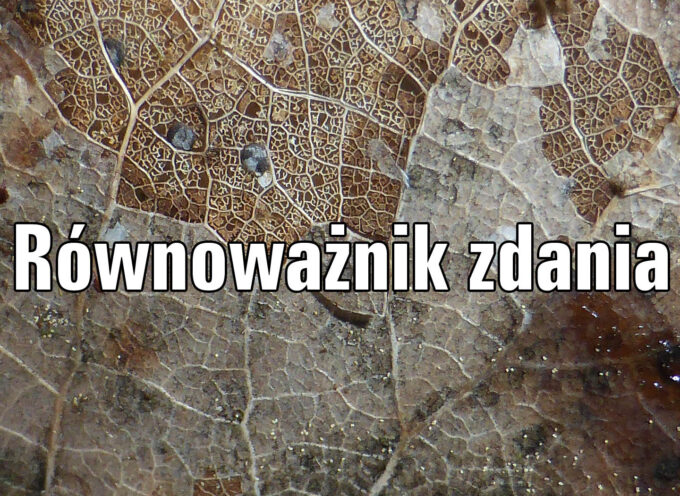 Równoważnik zdania