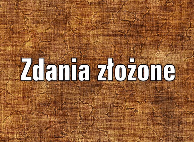 Zdania złożone