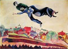 caption Car paralysis Opisz uczucia i nastrój obrazu Marca Chagalla Nad miastem | AleKlasa