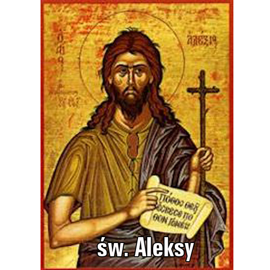 Święty Aleksy bohater Legendy o św. Aleksym