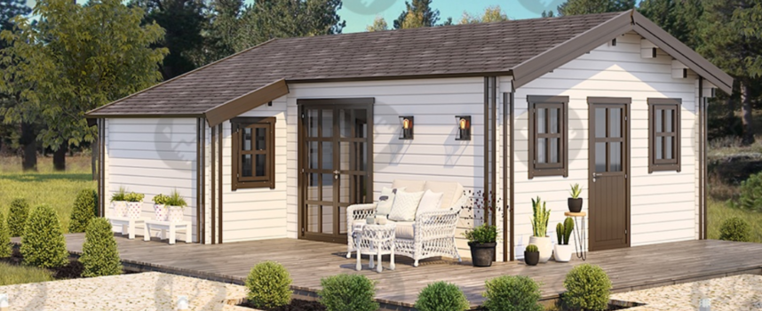 Drewniane domy całoroczne wyprodukowane przez Eko Architekturę